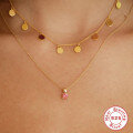 wholesale S925 Sterling Silver Ins Style Simple Daily Matching Pendant Necklace for Women,-0-2