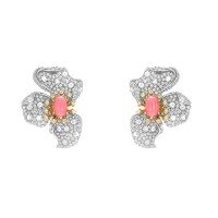 wholesale 925 Gold Plated Silver Earrings with High Carbon Diamond, Conch Pearl, Butterfly Design, Hot Selling, Niche, Versatile, Exquisite Women's Earrings-Conch Pearl 925 Silver