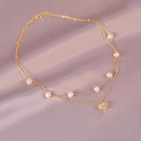 wholesale S925 sterling silver minimalist women's ins necklace, high-end sense collarbone chain,-BX0024-Gold>925 Silver