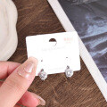 Sterling Silver Rhinestone Earrings for Women, 2025 Winter Sparkling Elegant Studs-0-25