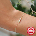 wholesale S925 Sterling Silver Rhinestone Simple and Elegant Hypoallergenic Ins Trendy。-0-2