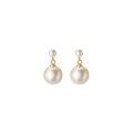 wholesale S925 Silver Summer Short Style Elegant Synthetic Pearl Earrings Korean Version Simple Earrings M00192-0-4