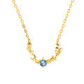 wholesale S925 Gold Plated 14k Japanese Small Fresh Sweet Style Jewelry Wholesale Daily Wear Collarbone Chain-0-5