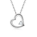 S925 Sterling Silver Butterfly Moissanite Layering Necklace-0-30