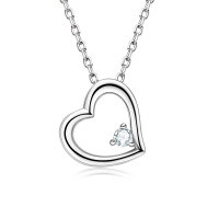 S925 Sterling Silver Butterfly Moissanite Layering Necklace-P style [Clearance Sale - Free Shipping] Silver - Zircon  925 Silver