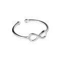 wholesale S925 Silver Nalan Infinity 8 Ring, Japanese and Korean Fashion, Personality-Infused, Elegant and Minimalist Openable Ring J4454-0-4