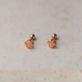 wholesale S925 Sterling Silver Light Luxury Minimalist Niche Design Sweet Style Rose Threaded Ear Studs M06059-0-4