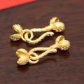 wholesale 925 Silver Gold Plated Antique Silver Blossom Clasp, DIY Bracelet Closure, Pepper Clasp, End Clasp, Link Clasp Accessories-0-2