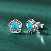 S925 Sterling Silver Oval Emerald-Cut Stud Earrings for Fashionable Commuting.-Style Y [Clearance Sale with Free Shipping]  925 Silver