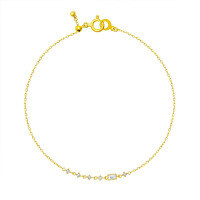 wholesale S925 Sterling Silver Gold-Plated Dunli Jewelry Light Shadow Chandelier Zircon Bracelet, Minimalist Design Niche Accessory-Light and Shadow Chandelier Sterling Silver Gold-Plated Bracelet 925 Silver