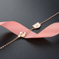 wholesale Fashion rose gold jewelry accessories Korean S925 silver zirconia catfish-shaped elegant bracelet for women-0-1