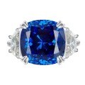 wholesale S925 silver new 13*13mm royal blue high-endins-0-4