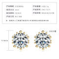 S925 Silver 1ct Moissanite Geometric Octagon Stud Earrings-0-19