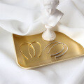 wholesale S925 Sterling Silver ET296 Korean Gold-Plated Earrings INS Minimalist Elegant Versatile Oval U-Shape Earrings for Women-0-1