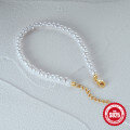 wholesale S925 Sterling Silver Baroque Design Imitation Pearl Bracelet, High-End Luxury Ins Style-0-3