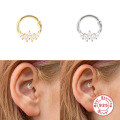 wholesale S925 Sterling Silver Marquise Diamond Piercing Cartilage Hoop Ear StudsINS-0-1