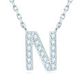 S925 Sterling Silver Necklace with Moissanite Pendant, Unisex Classic Style, Clearance Shipping Included-0-13