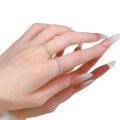 wholesale S925 Gold-Plated Silver MinimalistIns Style Light Luxury Stackable Ring Band-0-4