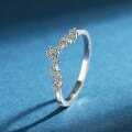S925 Silver V-Shape Moissanite Zodiac Ring for Women-0-1