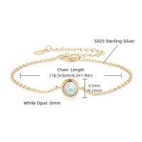 Sterling Silver Bracelet with Round Emerald-Like Gemstone, Vintage Style Clearance with Free Shipping-N styles available [Clearance Sale with Free Shipping]  925 Silver