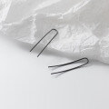 wholesale S925 silver U-shaped wire ear hooks Korean version small fresh simple elegant summer ear accessories M00249-0-3