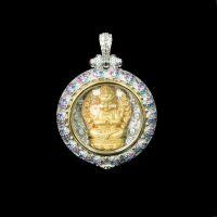 wholesale 925 Silver Gold-Plated Pendant with High-Carbon Diamond, Baby Buddha Bodhisattva, Exquisite Gold Jewelry for Women-Baby Buddha Pendant>925 Silver