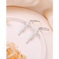 wholesale 925 Sterling Silver Cross Earrings for Women, TEMU New Arrival,FAITH-0-2