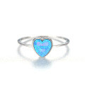 wholesale S925 Sterling Silver Geometric Heart Ring, Minimalist Design, Vintage Inspired, Versatile and Elegant Style-0-12