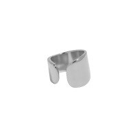 wholesale S925 Sterling Silver 618 Korean Version Ins Small Design Sense Minimalist Versatile Irregular Textured Ear Clip for Women Without Ear Piercings-Platinum [single] 925 silver