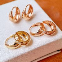 wholesale S925 Sterling Silver Red Elk All-Over Eight-Pointed Star Earrings, Fashion Classic Studs, Versatile Commute Accessories for Women-BE0112-Gold 925 Silver