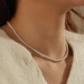 wholesale S925 Sterling Silver French Viral Women's Fashion Versatile High-End Shell Pearl Chain Elegant and Sophisticated Necklace-0-1