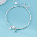 wholesale S925 Silver Small Fresh Sweet Ins Style Niche Design Pearl Starfish Shell Crushed Silver Bracelet S7930-0-4
