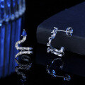 wholesale S925 Sterling Silver Cross-Border Year of the Snake New Drop Snake Ear Studs, Fashionable and Versatile Snake-shaped Ear Jewelry Wholesale-0-2