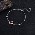 S925 Silver Red Agate Gourd Bracelet, New Style Lucky Wealth Fashion-0-4