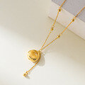 wholesale S925 Silver Na Lan Fresh Sweet Ins Style Niche Design Exquisite Minimalist Lucky Bag Bead Necklace Y02087-0-2
