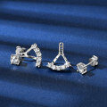 S925 Sterling Silver Minimalist Dual-Wear Ear Studs, Ins Style-0-1