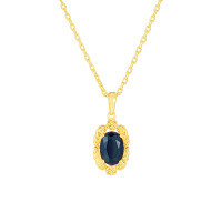 wholesale S925 Silver Plated 14K Gold with Black Agate Retro, Chic, and Niche Pendant for Daily Wear, Direct Factory Wholesale-Black Onyx Pendant 925 Silver