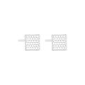 wholesale S925 Sterling Silver Honeycomb Floral Stud Earrings for Women, Minimalist Ins Geometric Square Heart Butterfly Earrings-0-12