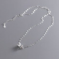 wholesale S925 Sterling Silver Fresh Sweet Ins Style Niche Design Honeycomb Small Waist Necklace Y01533-0-3