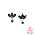 wholesale S925 Sterling Silver Marquise Diamond Stud Earrings, Cross-Border Best-Selling Trendy Creative INS Style-0-4
