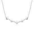 wholesale 18k gold, Au750, platinum design-inspired lab-grown diamond necklace for women, precision-crafted with genuine diamonds, elegant collarbone chain-0-2