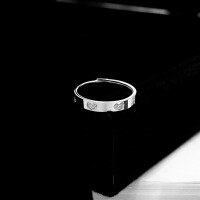 wholesale S925 Sterling Silver Korean-style Heart Ring for Women, Ins Style Minimalist Niche High-end Luxury Personality Ring Silver Jewelry Wholesale-Heart-shaped ins-style ring/approximately 1.84g&gt;JZ015449