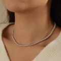 wholesale S925 Sterling Silver French Viral Women's Fashion Versatile High-End Shell Pearl Chain Elegant and Sophisticated Necklace-0-2
