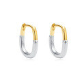 wholesale S925 Sterling Silver Classic U-Shaped Versatile Hoop Earrings for Women, Hot Selling INS Fashion Earrings-0-4