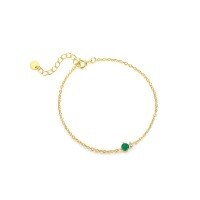 wholesale S925 Sterling Silver With Colorful Zircon Inlaid Bracelet For Women,。-L815-Green Nano_16+3cm 925 Silver