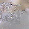 wholesale S925 Sterling Silver Rose Necklace for Women, Minimalist and Unique Design, Elegant Pendant Collarbone Chain-0-2