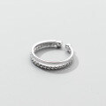 wholesale S925 Silver Nalan Ring for Women, Korean Style Small Fresh and Simple Open-Ended Double-Layer Twisted Line Jewelry J9134-0-3
