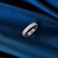 wholesale S925 Sterling Silver Ring with 5A Ultra Sparkling Zircon, Stackable Rings Band-0-3