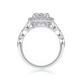 S925 Silver Exaggerated Moissanite Custom Ring for Women-0-0