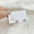 wholesale S925 Sterling Silver Cute And Small Sun Stud Earrings, Simple And Stylish Design, Popular Internet Celebrity Same Style New Earrings-0-2